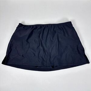 Croft & Barrow Black Swim Skirt size 6
